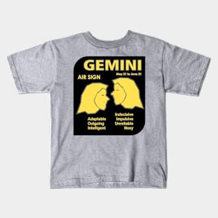 Zodiac Gemini Kids T-Shirt